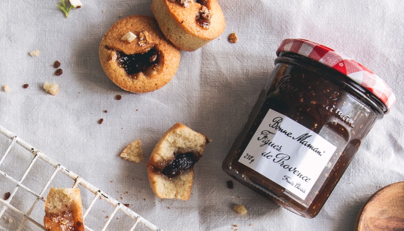 Muffiny s fíkovou marmeládou